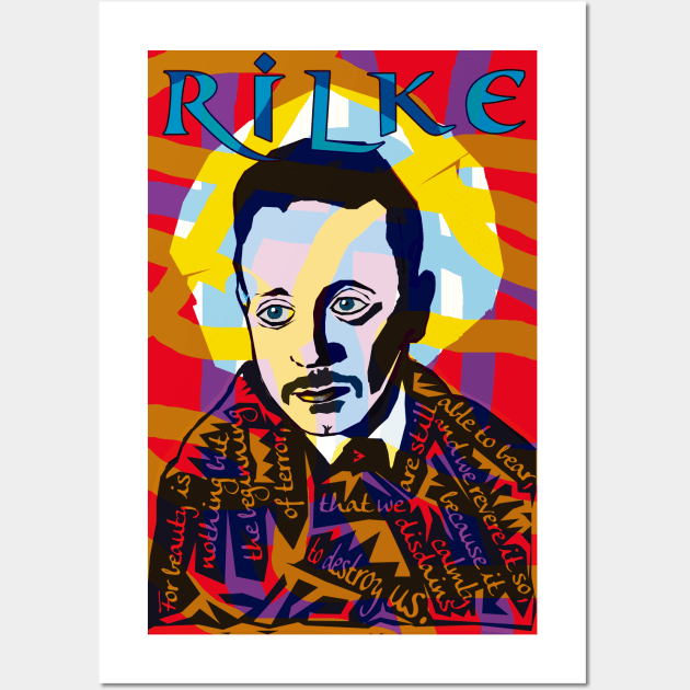 Rainer Maria Rilke Wall Art by Exile Kings 